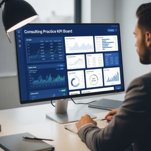 Consulting Practice KPI Board
